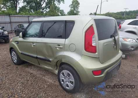2013 Kia Soul из США, поврежденный, VIN KNDJT2A5XD7521709